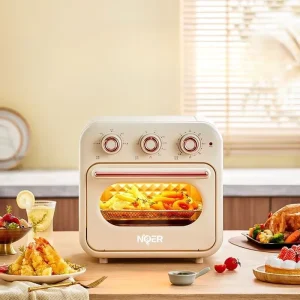 16L OEM Good Quality Kitchen Appliance Smart Touch Screen Multifunctional SS Electric Oil Free Air Fryer Oven