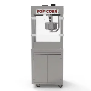 16oz Commercial Stainless Steel Popcorn Machine Easy Clean 110V/220-240V 1 Year Warranty for Cinema Shopping Mall Use