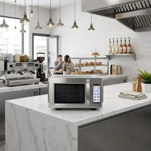 17L 3000W Commercial Electric Microwave Oven with Air Fryer for Bakery Hotel & Restaurant Use Digital Control High Temperature
