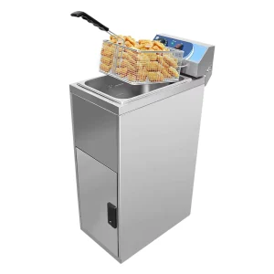17L Electric Vertical Deep Fryer Commercial Potato French Fries Chicken Deep Fryers Machine