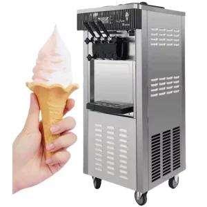 18 25L H Commercial Automatic Table Top Three Flavor Soft Serve Ice Cream Making Machine Maker Soft Ice Cream Machine