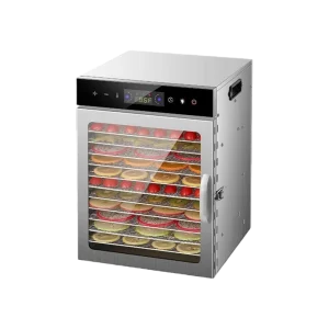 18 Layer Professional Commercial Food Dehydrator Multi Purpose Dryer for Fruits Vegetables Meat Snacks Home Kitchen