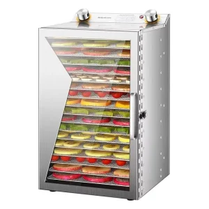 18 Layers Dehydrated Food Dehydrator Fruit Dryer Pineapple Dragon Dried Fish Pet Food Drying Ginger Dehydrator