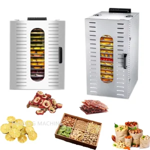 18 Trays Dehydrator Fruit Vegetable Drying Machine Beef Jerky Meat Food Dryer Dehydrator Drying Machine