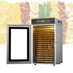 18 Trays Electric Food Fruit Dryer Dehydrator Stainless Steel Ginger Dehydrator Machine