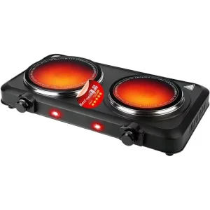 1800W European Standard Induction Cooker Six burner Waterproof with LCD Display and Touch Control