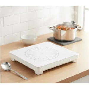1800W Single Electric Burner Hot Plate 10 Temperature Power Induction Cooktop Waterproof Household Hotplate with Plastic Housing