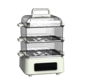 18L Small Household Digital Control Visible Electric Food Steamer