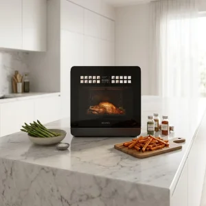 18L Steam Air Fryer Oven Digital Smokeless Air Fryer Electric Deep Fryer Oven With Digital Display