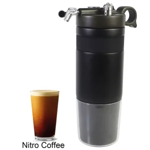 18oz Nitro Press Coffee Maker and Dispenser Nitro Cold Brew Coffee Maker Machine for At Home