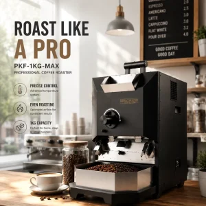 1KG Automatic Coffee Roaster Machine with Artisan Software Support
