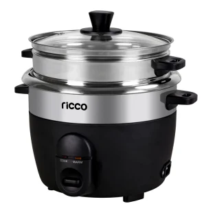1L 1.5L 1.8L Automatic Rice Cooker with Stainless Steel Pot Stainless Steel Steamer Stainless Steel Body