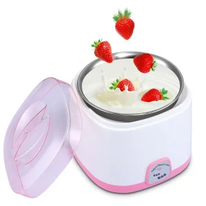 1L Automatic Stainless Steel Liner Home DIY Yoghourt Container Yogurt Maker Machine