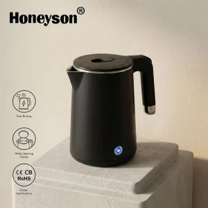 1L Electric Kettle for Fast Boiling Water Stainless Steel Tea Smart Pot Heater Boiler Hotel Electric Kettle