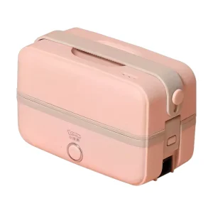 1L Self Heating Electric Lunch Box Food Warmer Portable Heated Electric Lunchbox with Carry Bag