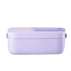1L Stainless Steel Container Wireless Portable Electric Lunch Box Bento Box Food Warmer for Heat up Food