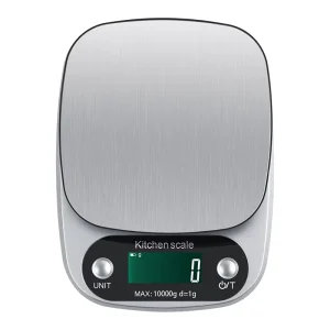 1g 5kg Electronic Household Kitchen Scale Stainless Steel Surface OEM ODM Factory Direct