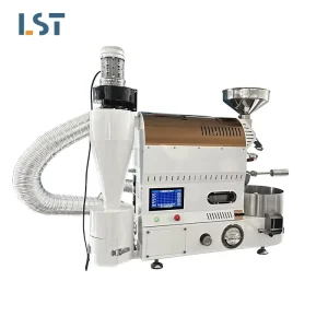 1kg Coffee Roaster Machine for Cafe Shop Gas Powered with Smart PID Control Uniform Roasting and Rapid Cooling System
