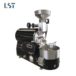 1kg Commercial Coffee Bean Roaster Machine for Specialty Coffee Shops Digital Temperature Control Gas Drum Coffee Roaster