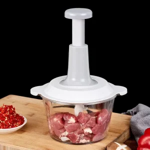 1pcs Manual Vegetable Mincers Press Type Household Garlic Meat Cutter Grinders Whisk Stirrer Kitchen Food Chopper & Processor