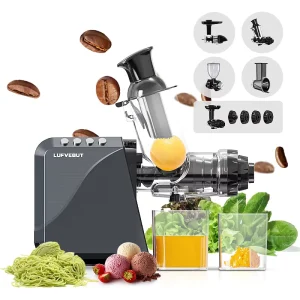 2 3 4 5 in 1 Multi Functional Kitchen All in One Machine Electric One Stop Coffee Bean Grinder Ice Cream Slow Juicer