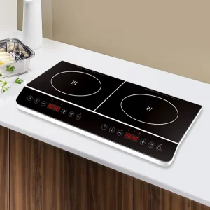 2 Burner for Home Hotel Induction Cookpot 3400W OEM EDM Induction Stove Touch Control Portable Hot Plate