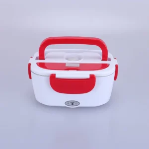 2 In1 Home Car Office Electric Stainless Steel Bento Box Touch Control Rechargeable Battery Food Heating Warmer Smart Appliance