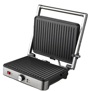 2-Slice Electric Detachable Contact Grill Hot BBQ Grill With Non-stick Coating Plate Press Grill for House Use