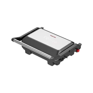 2 Slice Marble Finish Belgian New 1000W 180 Degree Open Electric SS Grill Sandwich Maker Panini Maker