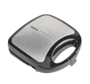 2 Slice Non Stick Sandwich Maker with Adjustable Thermostat and 750W Electric Power Offering Waffle & Grilling Plates