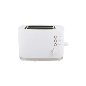 2 Slices Cold Touch Toaster Bread Maker Bun Pop up Toaster with 6 Browning Levels