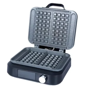 2 Slices Deep Filling Waffle Maker with Adjustable Tme Control