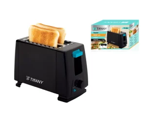 2 Slices Electric Hamburger Panini Breadmaker Sandwich Maker Breakfast Toaster for Home