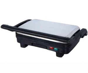 2 Slices Electric Panini Grill with PTFE Non Stick Contact Sandwich Griddle and Oil Tray App Controlled
