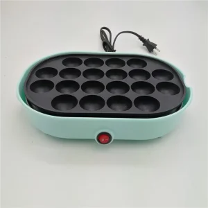 2 Way 20 Holes Detachable Takoyaki Maker and Flat Plate