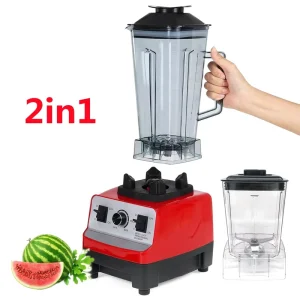 2 in 1 4500w Kitchen Appliances Heavy Duty Commercial Mixer Smoothie Juicer Food Processor Blender