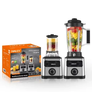 2 in 1 5500w Kitchen Appliances Heavy Duty Commercial Mixer Smoothie Juicer Food Processor Silver Crest Blender