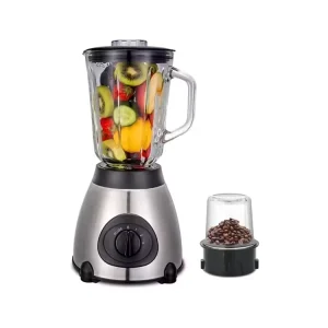 2 in 1 Blenders Drinks Makers Juicer With Stainless Steel 1.5L Jar Electric Food Mixer Blender
