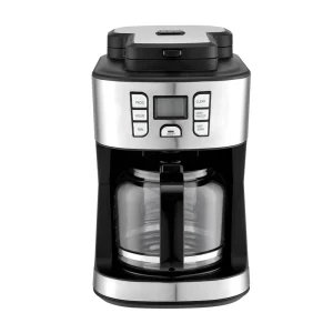 2 in 1 Grind and Brew Coffee Machine 12 Cup LCD Display Grinder Coffee Maker