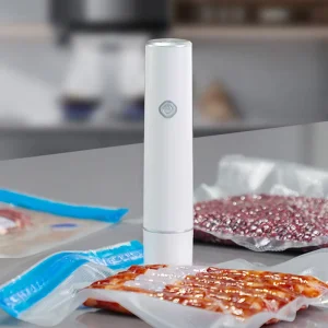 2 in 1 Rechargeable Handheld Vacuum Sealer and Air Inflator 65kPa Electric Food Sealer with Gift Box for Kitchen Outdoor