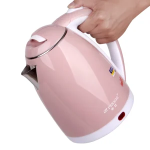 2.0 Liter Stainless Steel Electric Kettle Portable with Automatic Power-Off for Household Use