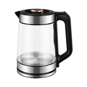 2.0L Cordless Electric Colored Glass Water Kettle 360 Rotational Base Hotel Household Use Overheating Protection