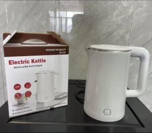 2.3L Electric Kettle Portable Stainless Steel 1500W Double Layer