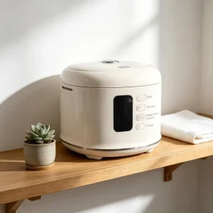 2.5L Electric Rice Cooker Smart Non-stick Pot Inner Liner One Click Lid Opening Touch Control 24h Timer