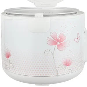 2.8L Rice Cooker Portable Lunch Box with Stainless Steel Inner Pot