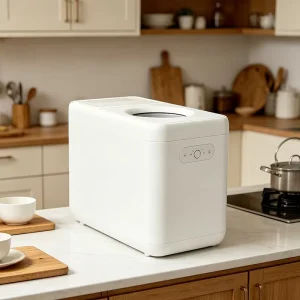 2.8L Stainless Steel Smart Batch Feed Food Waste Processor Multigrind Technology Household Kitchen