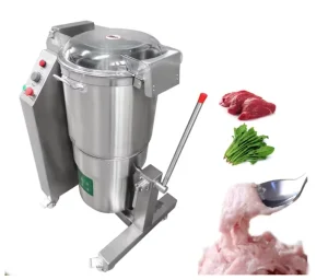 20-60kg/h Multi-functional Industrial Food Processor for Meat Vegetable Nut Chili Paste with Spiral Cutter