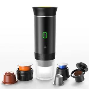 20 Bar Automatic Travel Drip Capsule Coffee Espresso Machine Heating Car Usb Mini Portable Cold Hot Brew Coffee Maker Machine