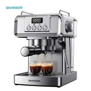 20 Bar Espresso Coffee Machine Manual Latte Cappuccino Maker Home Stainless Steel Turkish Grinder Maker