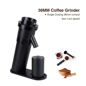 20 Gear Thickness Adjustment Electric Coffee Grinder Office Home Business Italian Espresso Hand Brew Coffee Quantitative Grinder